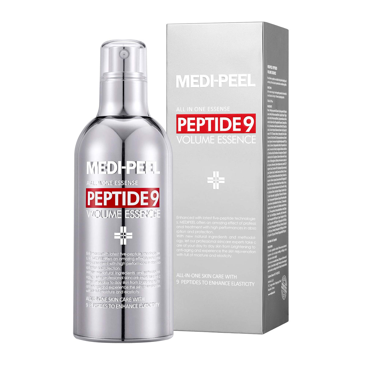MEDI-PEEL bottle front view showing product and benefits