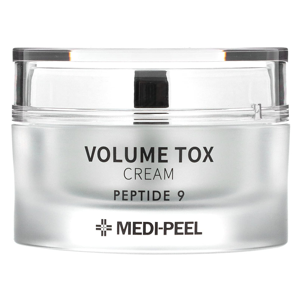 MEDI-PEEL jar front view showing label and compact packaging benefit clear identification