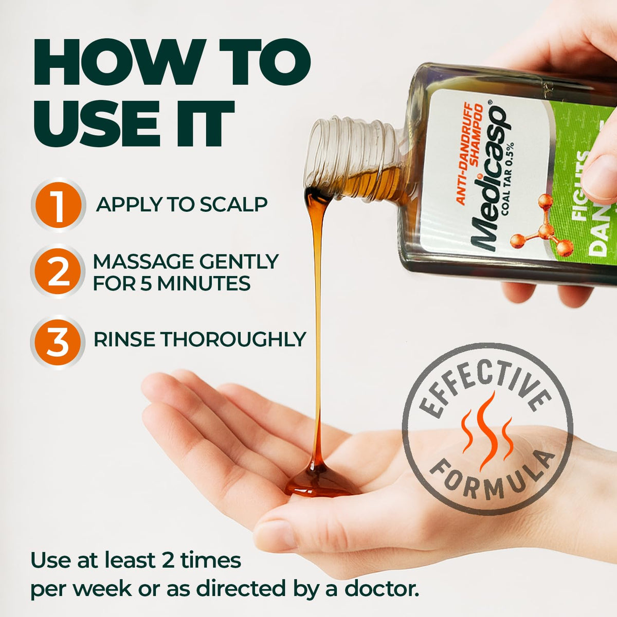 Medicasp ingredients and directions label view aiding correct application