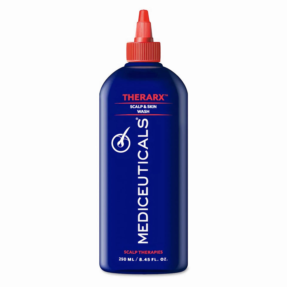 Mediceuticals TheraRx front bottle showing product and clear branding for quick identification