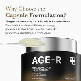 medicube cream texture close-up showing smooth finish and fast absorption benefit