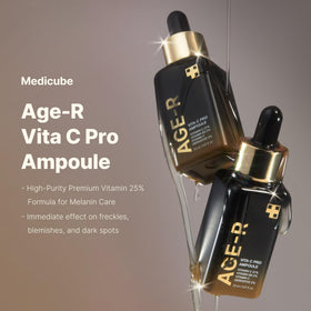 medicube dropper releasing serum, illustrating precise dosing and absorption