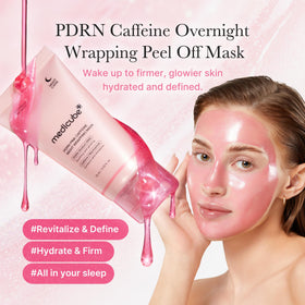 medicube applying mask with silicone brush to ensure even layer and improved absorption