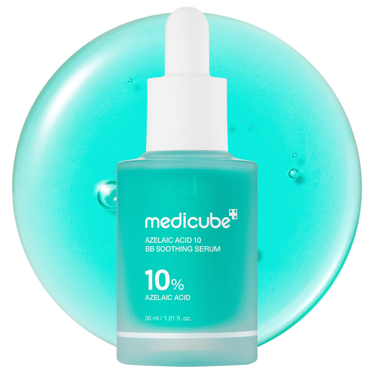 medicube front packaging showing bottle and box with clarity benefit