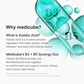 medicube close-up serum drop highlighting lightweight texture and spreadability
