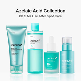medicube in bathroom setting showing routine-friendly cleanser placement
