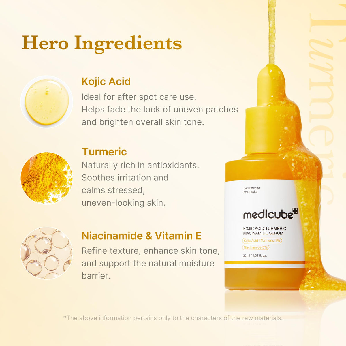 medicube serum texture on hand demonstrating lightweight hydration and quick absorption