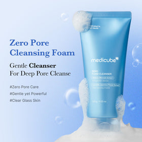 medicube close-up of soft lather texture for gentle cleansing
