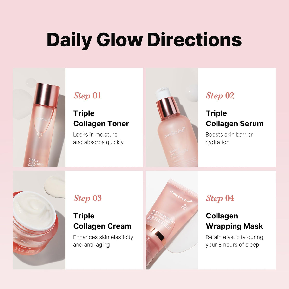 medicube collagen serum dropper delivering concentrated moisture