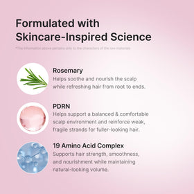 medicube rosemary ingredient droplet emphasizing natural extract for scalp comfort