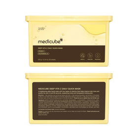medicube mask in a bathroom setting illustrating daily routine convenience