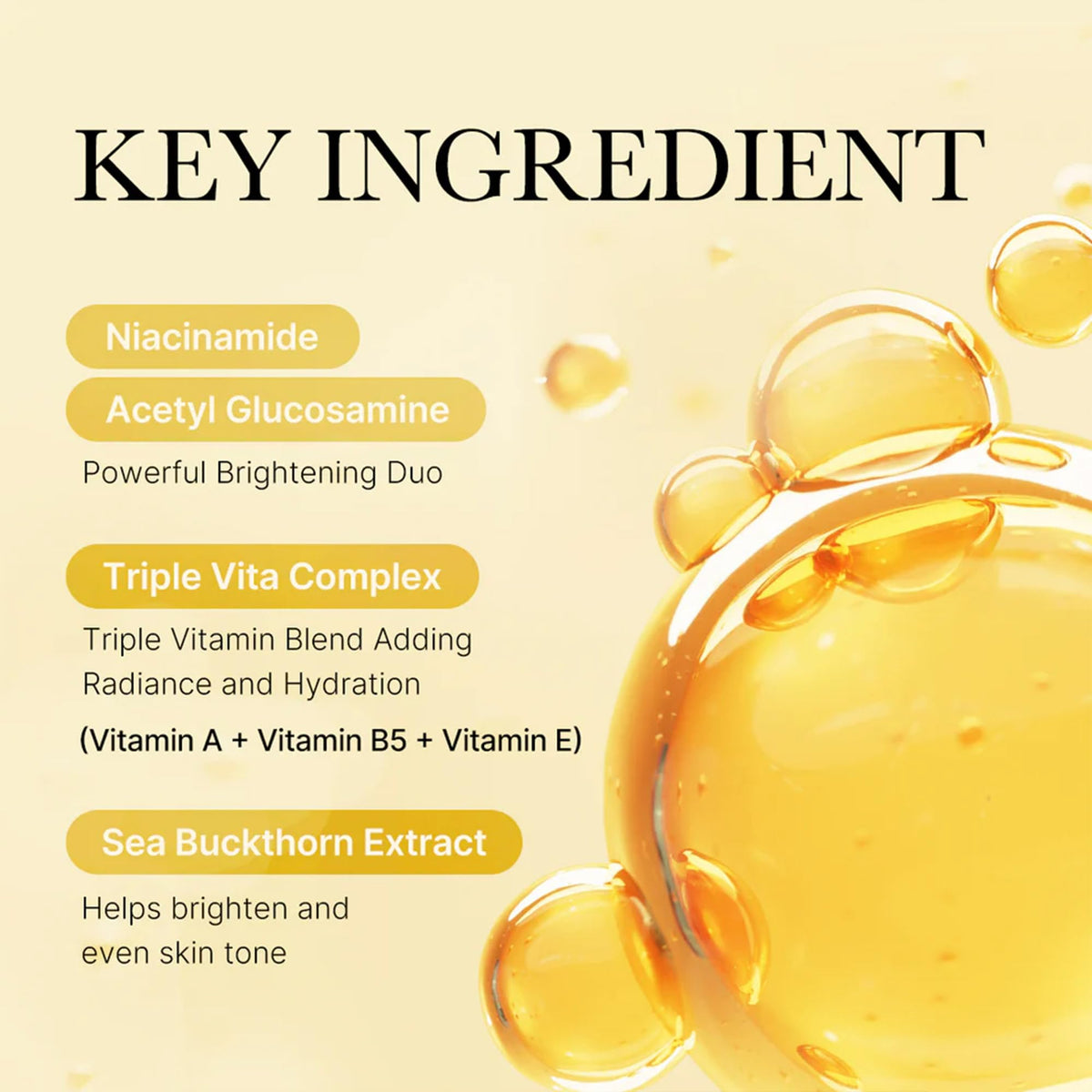 medicube serum being dispensed highlighting lightweight vitamin C hydration