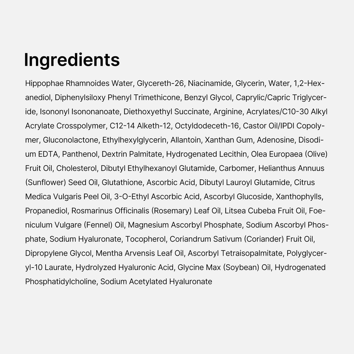 medicube serum spread on skin demonstrating smooth application and radiant finish