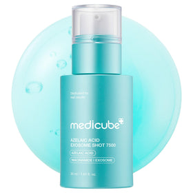 medicube front packaging showing serum bottle and branding for clear identification and trust