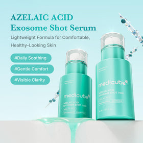medicube pump detail with one-shot delivery, precise concentrated application benefit