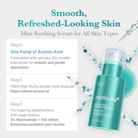 medicube close-up of serum texture highlighting lightweight hydration and fast absorption