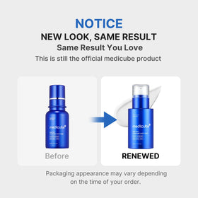 medicube cap and dropper close-up highlighting precise, hygienic application