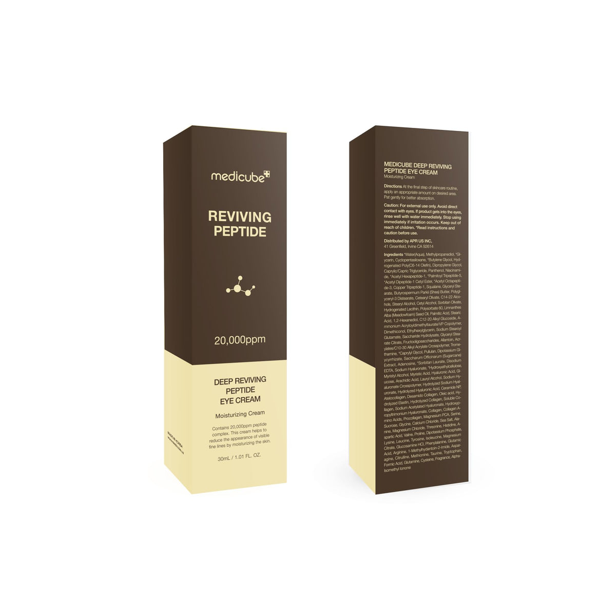 medicube on bathroom vanity in lifestyle scene indicating daily routine benefit