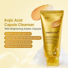 medicube foamy lather texture demonstrating gentle cleansing