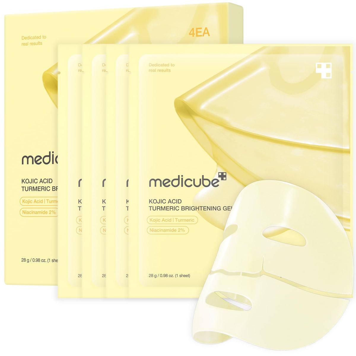 medicube front packaging showing product and benefits for easy identification