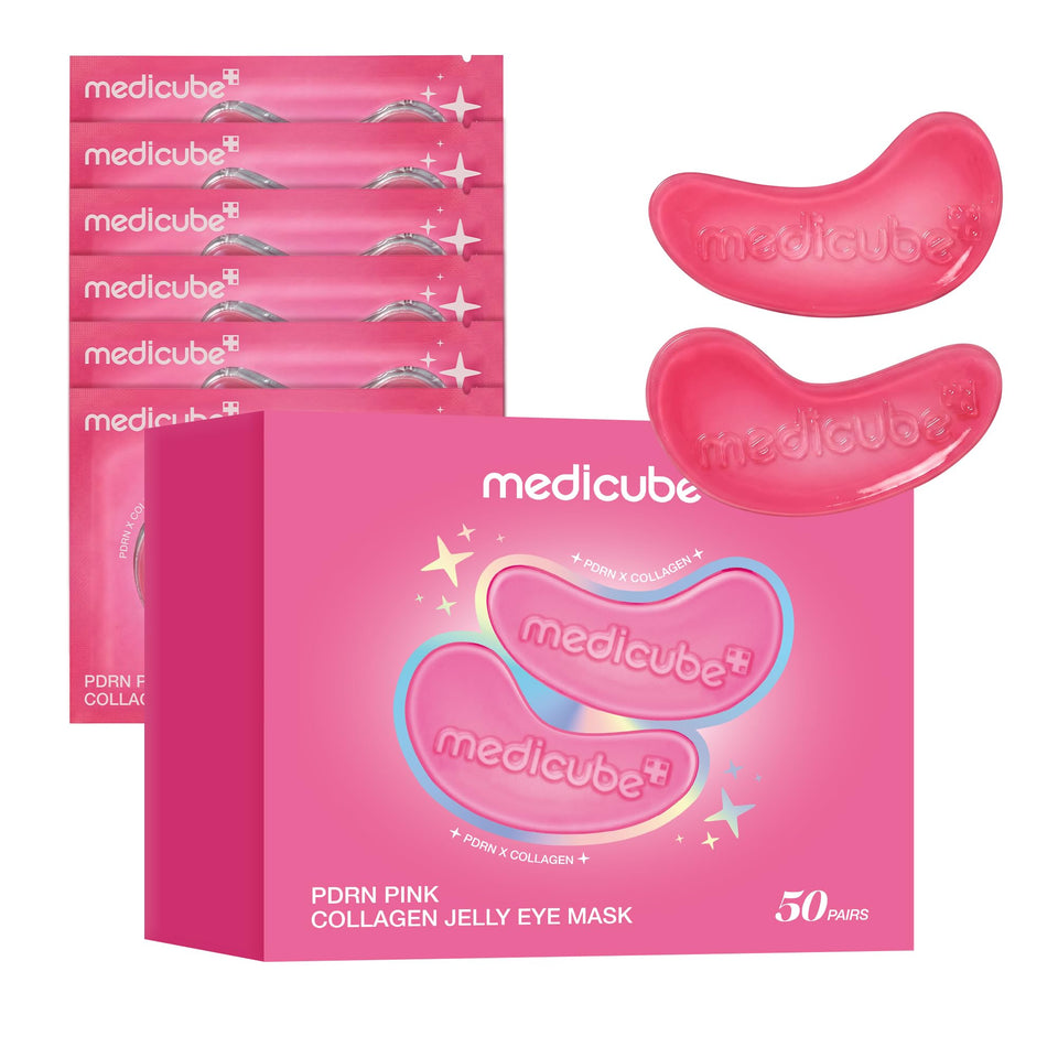 medicube front packaging showing 50 pairs and travel-friendly benefit
