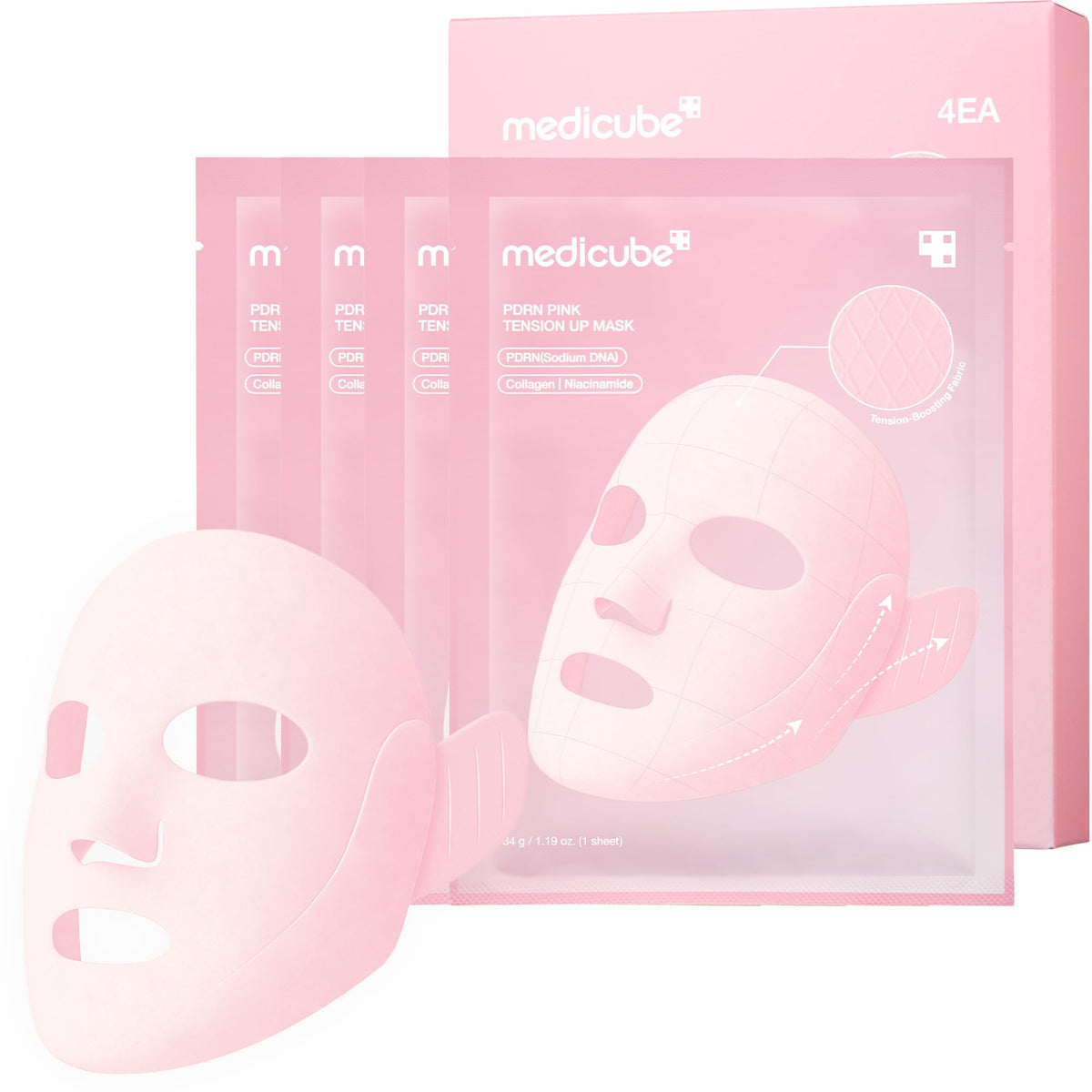 medicube front packaging showing product and benefits for clearer purchasing