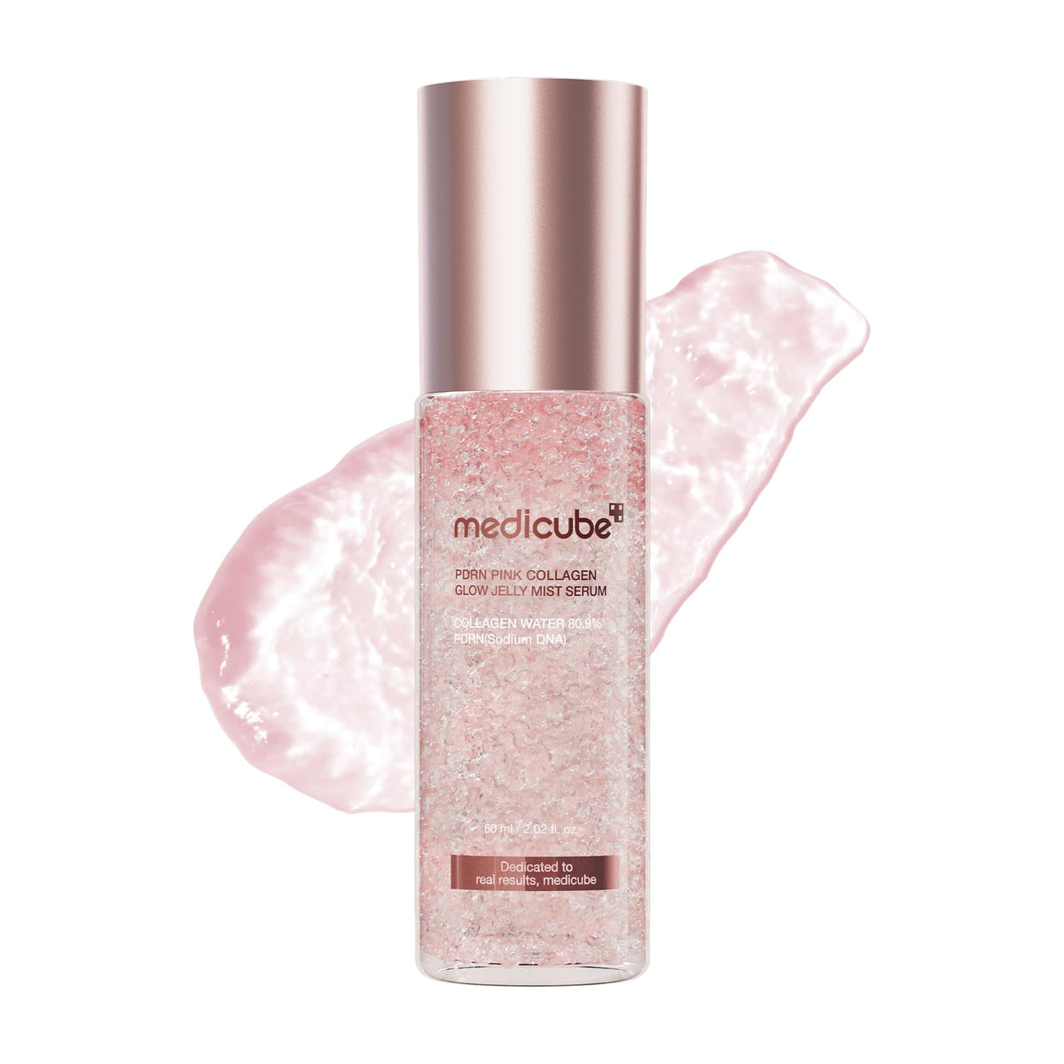 medicube front packaging showing bottle and branding with easy glow benefits