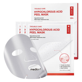 medicube front pouch showing product packaging and benefits