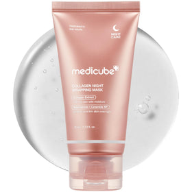 medicube front tube showing product name and packaging benefit