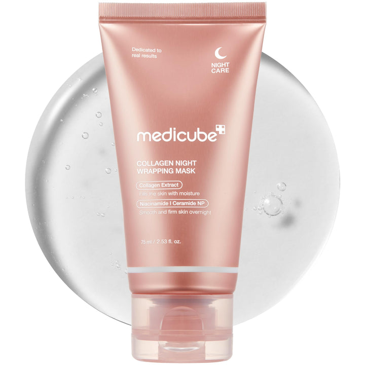 medicube front tube showing product name and packaging benefit