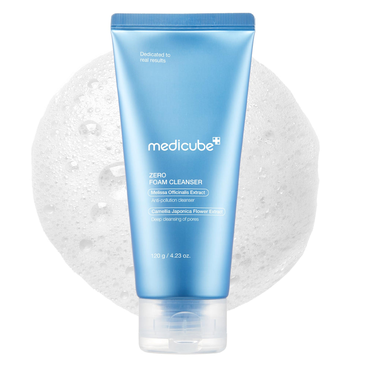 medicube front tube showing clean packaging and benefits
