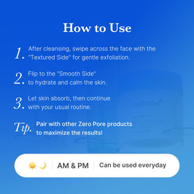 medicube pad held in hand to show real size and travel-friendly convenience benefit