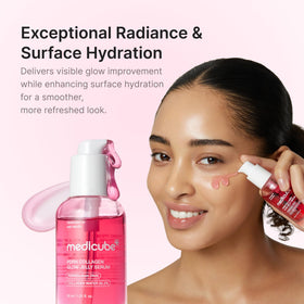 medicube ingredient focus PDRN and collagen, illustrates renewal benefit