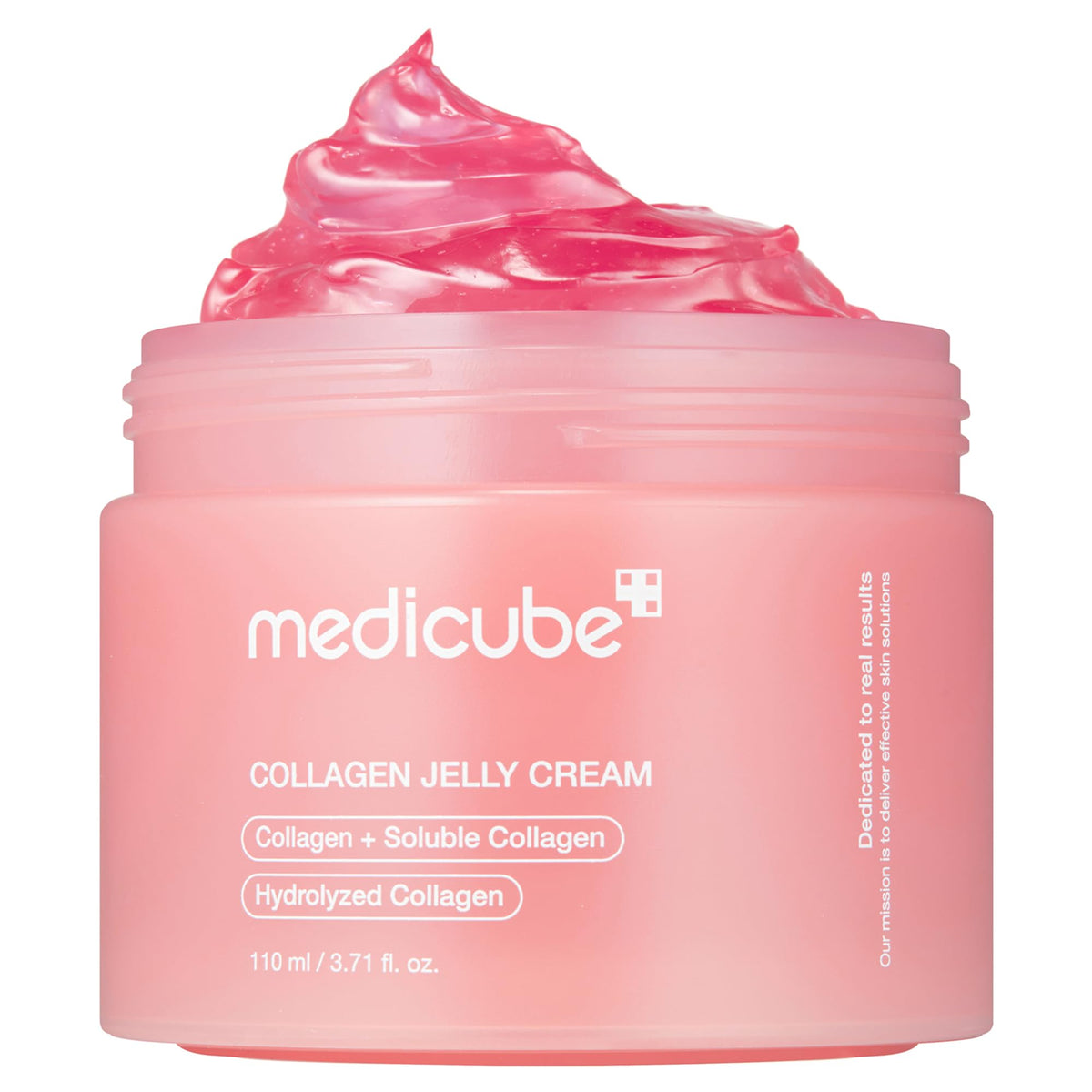 medicube jar front view showing clean packaging and benefit