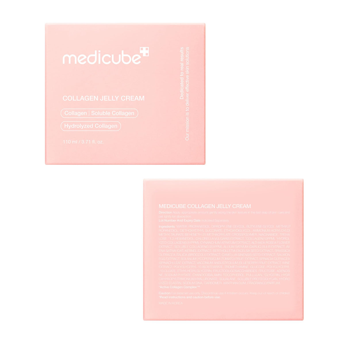 medicube at bedside for evening use conveying hydration and skin comfort