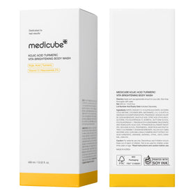medicube on bathroom shelf styled for daily skincare routine