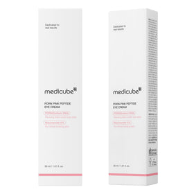 medicube on bathroom vanity styled for daily routine and visible smoothing benefit