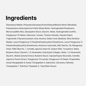 medicube ingredients label close-up highlighting Salmon PDRN and collagen benefits