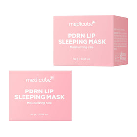 medicube on nightstand beside pillow showing overnight use for lasting moisture