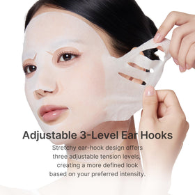 medicube side profile demonstrating V-line jaw definition after use