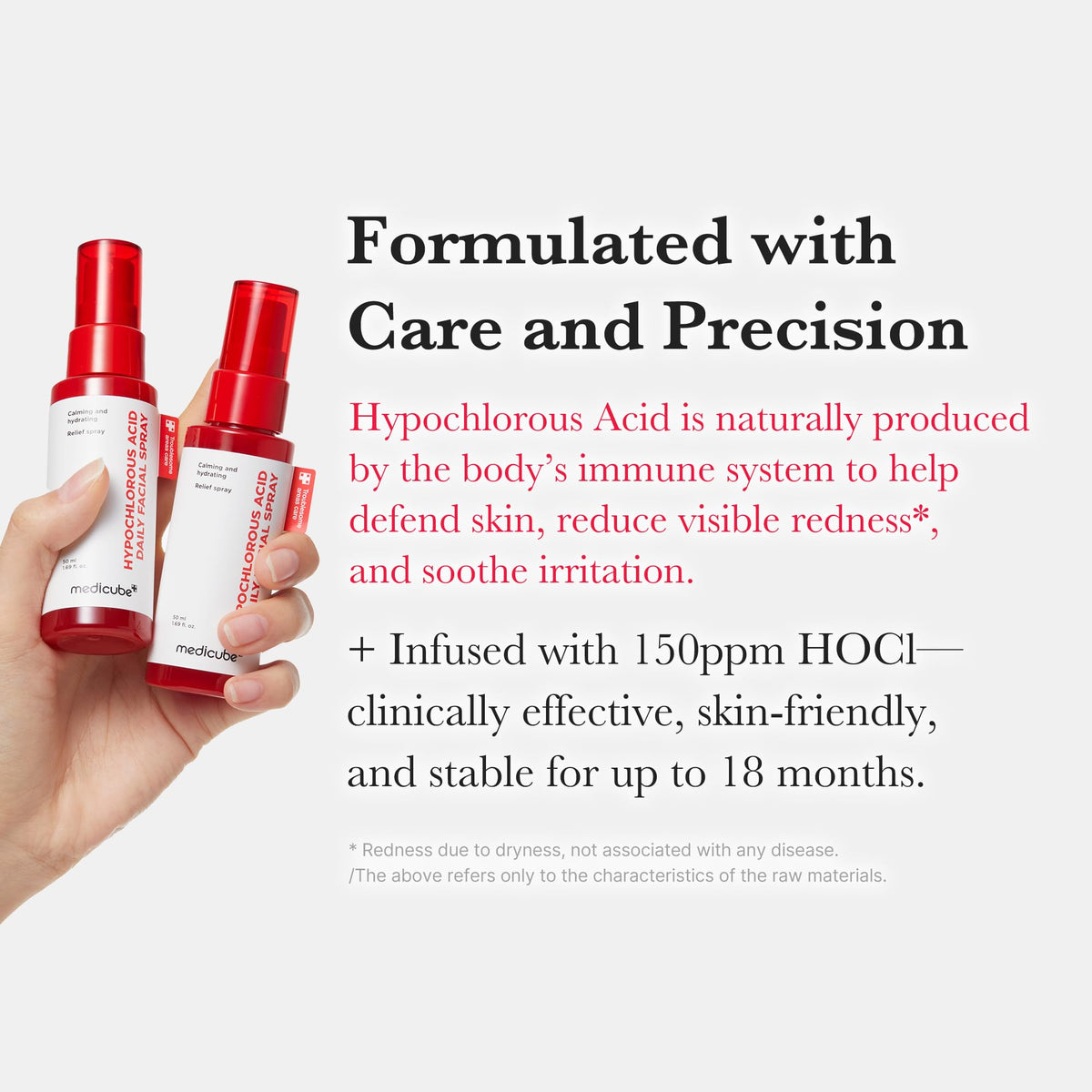 medicube mist applied on model after sun offering cooling relief