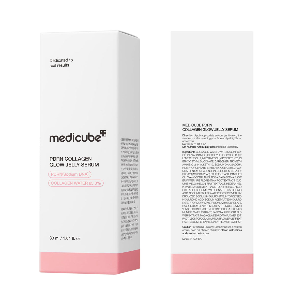 medicube morning vanity lifestyle with jar, suggests brightening prep step