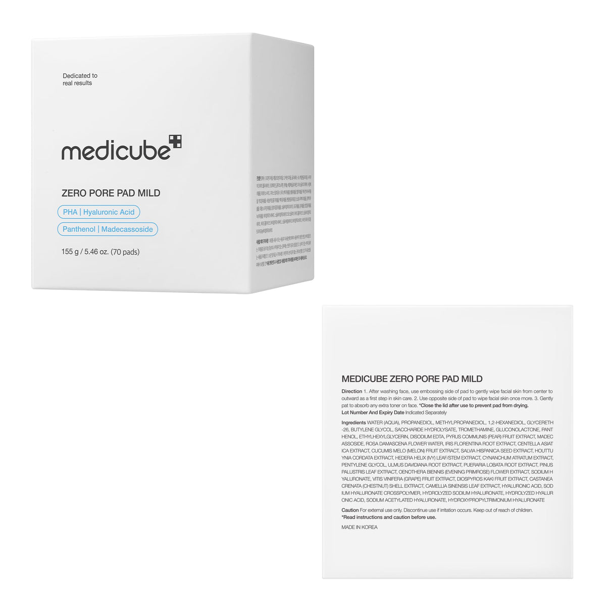 medicube pads on nightstand in routine setting promoting nightly use
