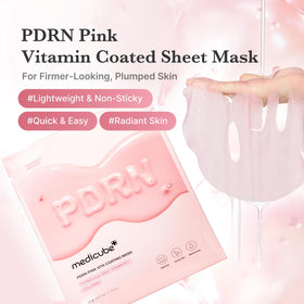 medicube open mask with visible serum drop illustrating rich essence for better absorption