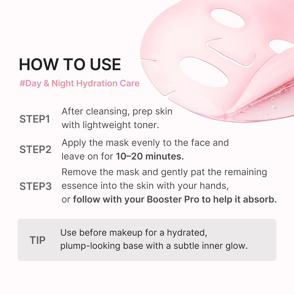 medicube flatlay of ten-mask pack for convenient at-home treatments