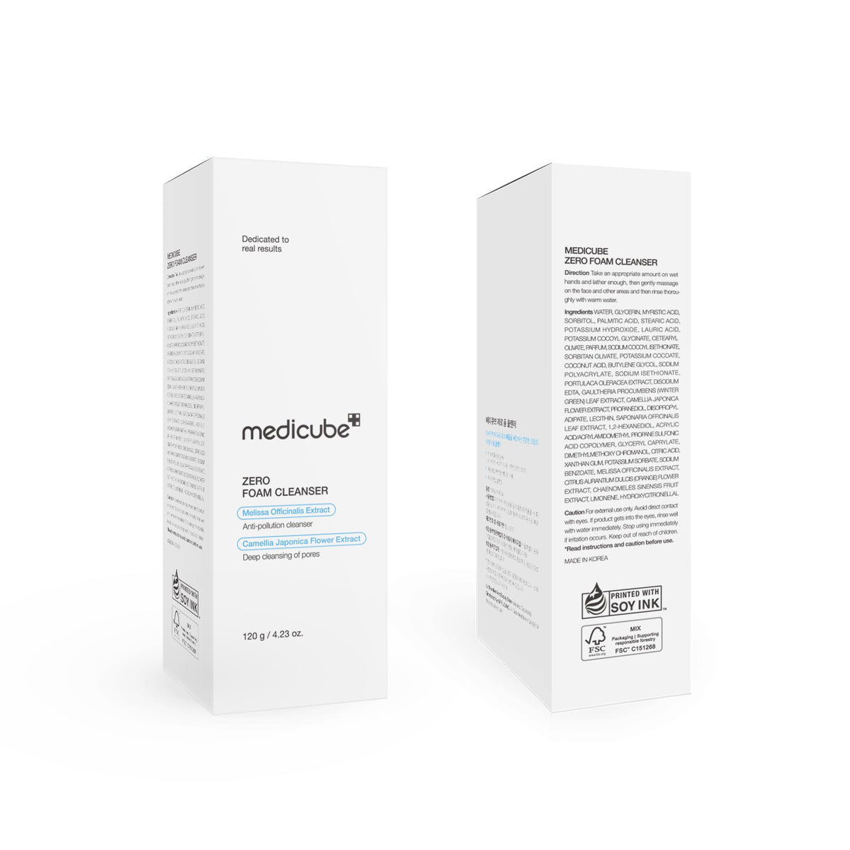 medicube tube styled on vanity to show everyday skincare use