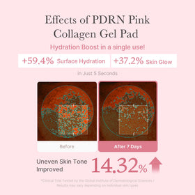 medicube pad applied on cheek demonstrating gentle adherence and calming effect
