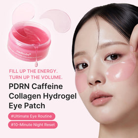 medicube open tray with paired hydrogel patches highlighting convenience and readiness