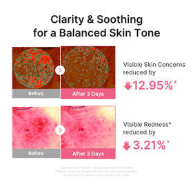 medicube ingredient label close-up highlighting active benefits