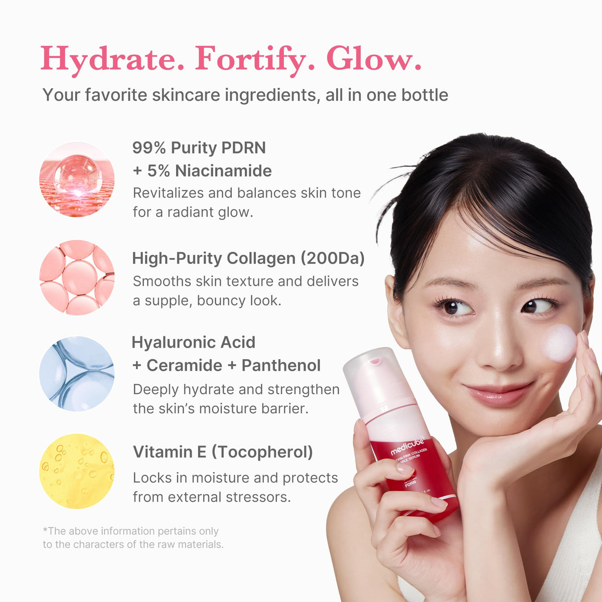 medicube soft bubble texture captured mid-collapse for fast-absorbing benefit